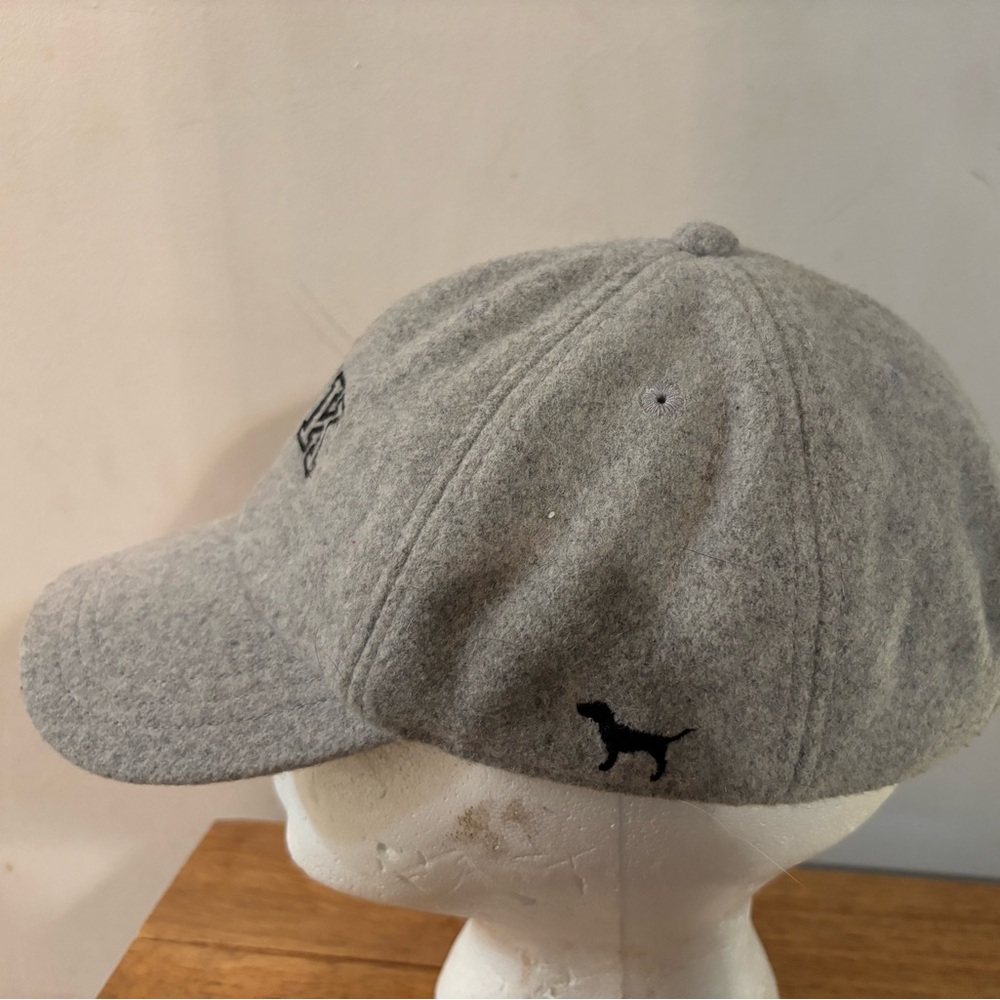 VICTORIA SECRET PINK WOMENS GRAY WOOL BASEBALL CAP HAT ONE SIZE - Picture 4 of 8